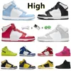 High Men Women Shoes Sneaker White Black Auminum Syracuse Vast Grey University Red Royal Blue Flash Lime Maize Reverse Lowa Mens Trainers Sports Sneakers