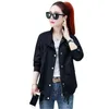 Kvinnorjackor Kvinnor Jacka 2022 Spring Autumn Fashion Kvinnlig vindbrytare TOOL COAT CASUAL L￥ng ￤rm Basic Ladies T34