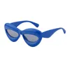 2022 новые женские солнцезащитные очки с красными губами Европа США личность женская модель взрывные ветрозащитные спортивные солнцезащитные очки мода на открытом воздухе причудливые очки оптом