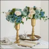 VASE VASE VASES VERSATILE METAL WEDDING CENTERPIECES TROMPET for Home Party Anniversary Decoration Modern Design 220928ドロップ配信20 DHV3M