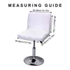 Chair Covers Bar Cover Washable Stools Slipcover For Dining Room Pub Reusable Removable Stretch Slipcovers Short Swivel
