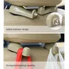 Interior Decorations 2PCS Two-in-one Multifunctional Car Safety Hammer Hook Rear Seat Window Breaker Back Scratch Resistance