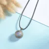 Pendant Necklaces Eudora 20mm Vintage Dark Blue Sunflower Harmony Bola Ball Necklace With Sound Chime Pregnancy For Mom