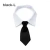 Dog Apparel 1PC Cotton Pet Bow Tie Cat Black Red Formal Necktie Tuxedo Puppy Collar Accessories Suit For Small Medium Dogs And Cats