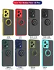 Armor Silicone Cases For Xiaomi POCO X5 F5 M4 M5 Redmi Note 12 Pro Plus 12S 12T A1 Case Ring Stand Hard Protection Cover