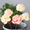 Dekorativa blommor 1st 60 cm Art Lotus Branch Naturned Flower Real Home Decor Arrangement Creative Wedding Decoration Floral