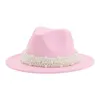 Hüte für Frauen Caps Fedora Hüte für Männer Kinder Jungen Mädchen Kleine Baby Hut 52 cm Perle Luxus Winter Hut sombreros De Mujer