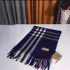 New top Women Man Designer Scarf fashion brand 100% Cashmere Scarves For Winter Womens and mens Long Wraps Size 180x36cm Christmas gift