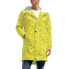 Jaquetas de inverno casuais casuais de casacos de limão de limão estampas florais