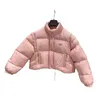 Veste d'hiver courte bouffante femme Parkas manteaux à bulles vers le bas manteau Desigtner femmes avec chapeau à capuche mode à manches longues poche fermeture éclair coton coupe-vent vêtements d'extérieur 20ss