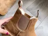 Chelsea Boots Neumel Platforma Zip zamszowe kobiety klasyczne mini buty Chestnut Australia Kids Snow Sheepskin komfort zimowy fuzja rozmiar 35-40