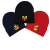 Team Beanie Autumn and Winter Sticked Caps Sports Leisure Woolen Hat Football Club Skull Caps