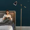Lampy podłogowe Nowoczesne salon Light Luksaria prosta studium sypialni ochrona oczu amerykański stół do czytania w stylu INS w stylu INS