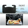 Drink Holder Car Table Steering Wheel Food Coffee Goods Tray HDPE Laptop Computer Desk Mount Stand Seat Dining