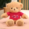 45 cm Pullover Teddybär Plüschpuppen Kleine Bärenstoffpuppe Plüschtier Valentinstagsgeschenk Geburtstagsgeschenk