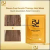 Shampooing revitalisant Purc kératine thérapie masque capillaire pour l'huile d'argan répare les dommages restaurer les cheveux doux soins du cuir chevelu traitements Conditioner Dhye6