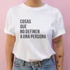 Cosas que no definen t shirt a Una persona hiszpańska fraza