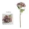 Decorative Flowers Single Branch Autumn Butterfly Hydrangea Wedding Road Guide Simulation Living Room Home Decoration Artificial Branches