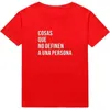 Cosas que no definen t shirt a Una persona hiszpańska fraza