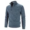 Mannen Truien Winter Vest Mannen Slim Fit Pullover Sweatercoats Goede Kwaliteit Mannelijke Putwear Dikker Warm Casual Maat 3XL
