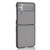 Phone Cases For Samsung Galaxy Z Flip 4 3 Funda Z Fold Lychee Litchi Sticker PU Leather Plastic Back Case Cover