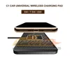 CC268 2 In 1 Car Qi Wireless Charger Pad Dashboard Holder Anti-skid Mat Fast Charging Dock Station Phone Charger For IPhone Samsung