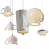 Pendants lampes en c￩ramique LED LET