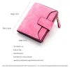 Кошельки 1pc кожаный женский кошелек маленький и тонкий карманный кошелек женские карты держатели роскошные бренд дизайнер Money Bag L221101