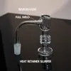 XXL terp slurper accessoires pour fumeurs pleine soudure quartz banger clou bord biseauté 14mm 18mm sans soudure quartz bangers pour bong dab plates-formes pétrolières