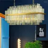 Żyrandole luksusowy design nowoczesny salon żyrandol kryształowy oświetlenie AC110V 220V Luster Gold Kroonluchter Dinning Lights