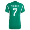 23 24 Algerie Maillot de fútbol Jerseys de fútbol Versión de jugador Versión Especial Hogar de Mahrez Bounedjah Bouazza 19 20 Argelia Jersey Men Kits Kits de entrenamiento Uniformes