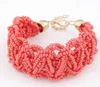 Bohemisk stil f￤rgglad handgjorda mini p￤rlor armband armband lager chunky nya kvinnor armband a226g l￤nk1