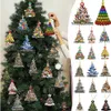 UPS Ornamenti natalizi personalizzati Decorazioni per la casa Albero di Natale Decori animali da baseball in legno ciondoli shaper per autobus RRA468