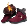 Bottes hiver femmes chaud en peluche neige pour cheville Botas Mujer fermeture éclair mocassins antidérapants dames décontracté confort chaussures plates 221102