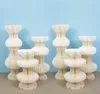 Party Decoration Folding Paper Column Display Stand Wedding Layout Backdrop Props Birthday Decor Ornament Cake Table Dessert Table