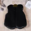 Vest de fourrure pour femmes femmes 2022 Coat de mode chaud Furry Elegant dames vestes moelleuse veste d'hiver d'automne moelleuse pour femme