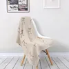 Dekens Swaddling baby gebreide super zacht geboren baby katoen kinderwagen bed slaaphoezen schattige herten peuter meisjes jongens sofa krib quilt 221102