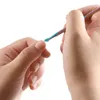 Rostfritt stål nagelkonst dubbelhuvud litet push skönhet hudvård verktyg rustning exfoliering remover färgglada utsökt icke-halk bekväm nagelkonst tryck