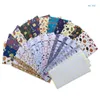 Gift Wrap 12Pcs Budget Envelopes Set With Blank Stickers Binder Sheet Cash Wallets