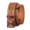 B￤ltesb￤ltessledare utan smidigt sp￤nne f￶r Mens Luxury Cowboys Coffee Brown Match 38mm High Quality