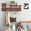 Clothing Storage Wall Mounted Rack Creative Hanging Shelf Decoration Partition