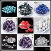 Konst och hantverk gåvor Home Garden Natural 23cm Crystal Mineral Healing Reiki Energy Crush Stone For Smycken Maki Otodr