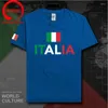 Herr t shirts Italy flagga italia italienska ita herr skjorta m￤n t-shirt streetwear kl￤der sportkl￤der tr￤ning nation tshirt