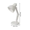 Lampy stołowe Retro Lampa LED Lampka Kina Mini Regulowane oko, elastyczne składanie odczytu do domowego biura