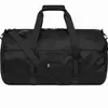 Satchel Luxury Portable Fitness Bag Stor kapacitet Bagage Leisure Ryggsäck Yoga Herrkvinnor Duffel Väskor Black 3-56cm