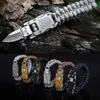 12st Lot Self Defense Tactical Paracord Armband 7 Core Paraply Rope Army Camouflage Parachute Cord Emergency Survival280k