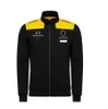 2021 Equipe F1 Racing Suit de manga longa Zip Top Jacket Spring e Autumn Jacket Sweater Customized Racing Suit para fãs de Fórmula 1