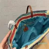 디자이너 -Runway 모델 밀짚 가방 최신 디자인 간단하고 실용적인 디자이너 여성 핸드백 2021 어린 소녀 클래식 패션을 위해 설계된 지갑