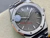 Topquality ZF Factory Watch Wristwatches 41mm V5 Extra-tunn-15500 904L Steel Grey Dial Waterproof Cal 4302 Rörelse Mekanisk aut289r