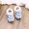 Pierwsze spacerowicze 0-1-letni bawełniane buty Baby Buty Zime mężczyźni i kobiety oraz aksamitne ciepłe dziecko urodzone bez poślizgu